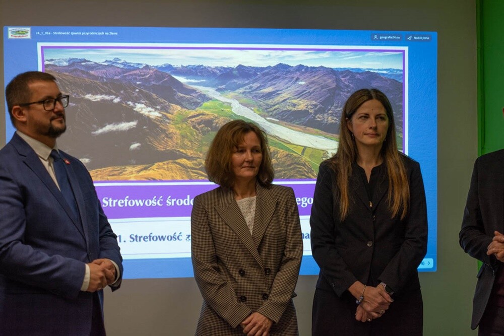 Otwarcie pracowni ekologicznej w I LO. / fot. Marek Faber