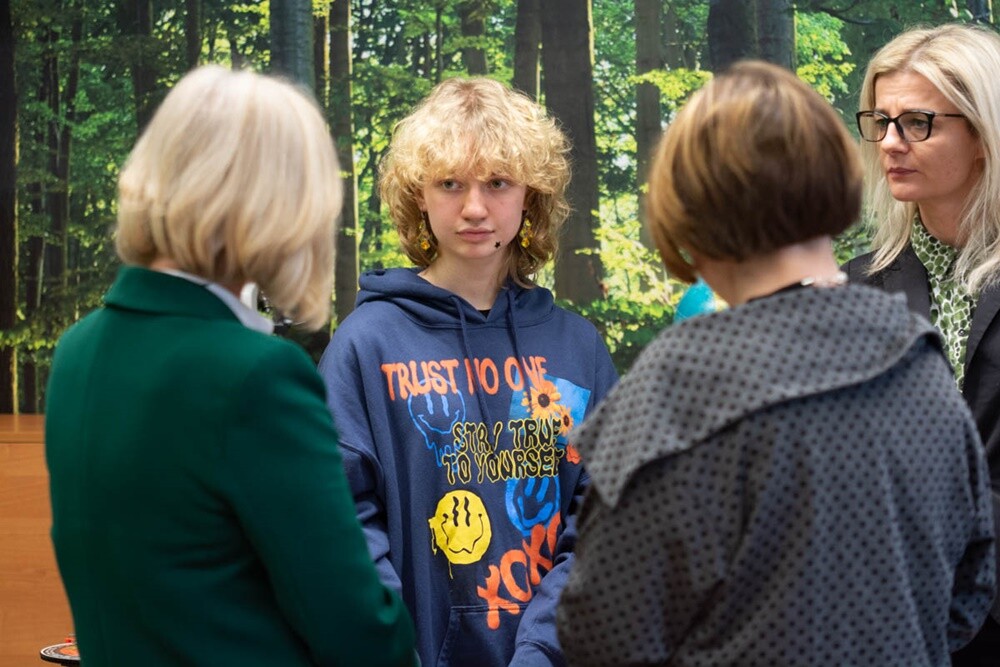 Otwarcie pracowni ekologicznej w I LO. / fot. Marek Faber