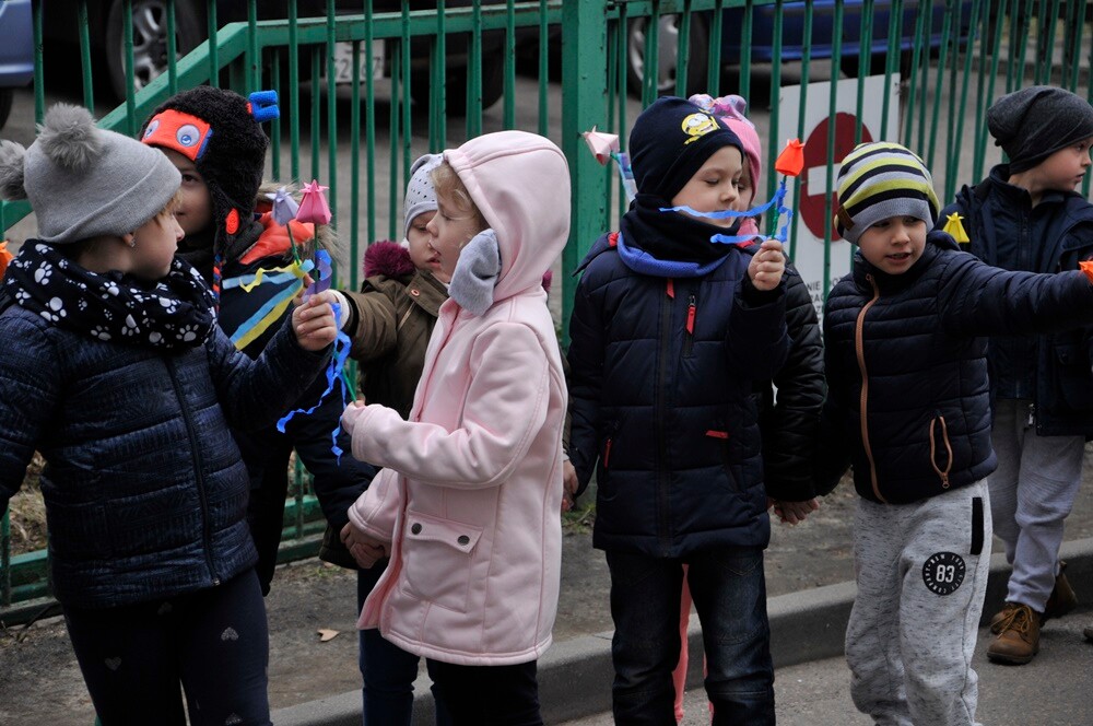 Wiosna wreszcie nadeszła! Udowodniły to przedszkolaki z Miejskiego Przedszkola nr 30 w Bielszowicach, które pożegnały dzisiaj zimę i powitały nową porę roku.