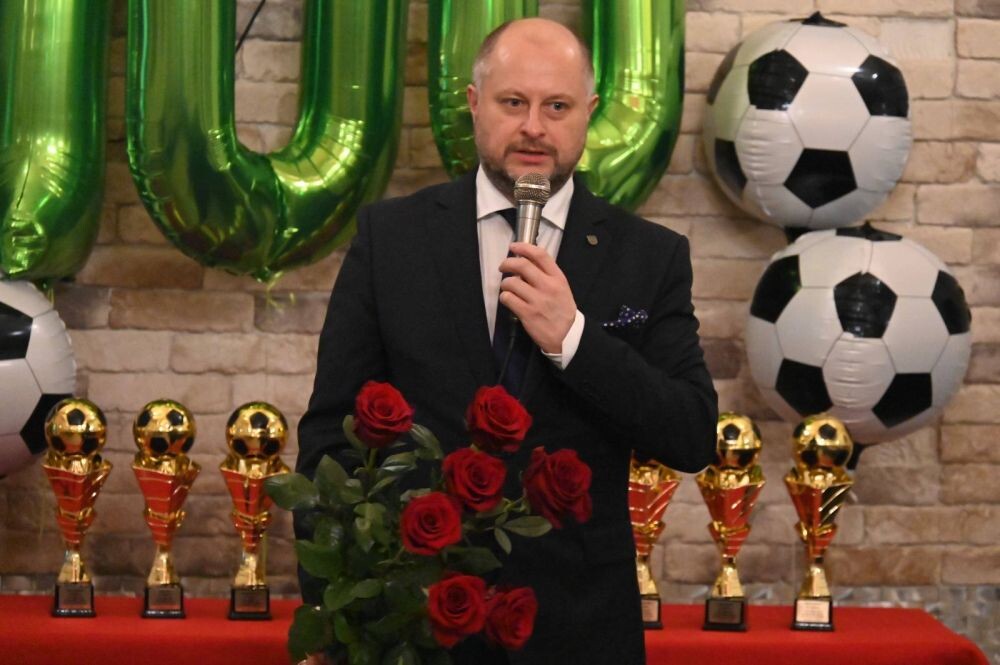 Wyniki 100 edycji plebiscytu na najlepszego piłkarza GKS Grunwald/fot. FB Michał Pierończyk