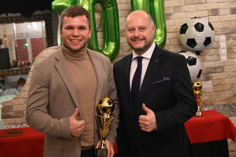 Wyniki 100 edycji plebiscytu na najlepszego piłkarza GKS Grunwald/fot. FB Michał Pierończyk