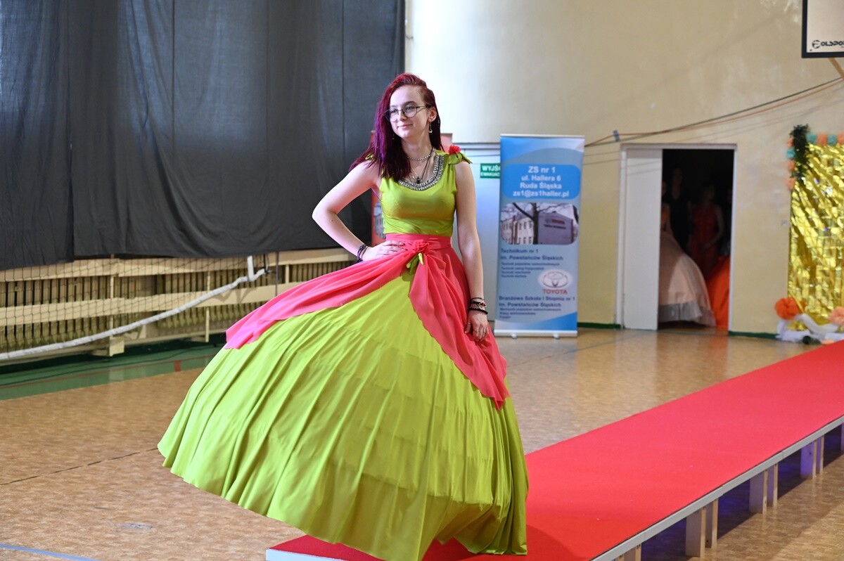 Pokaz mody w ZS nr 1 / fot. UM Ruda Śląska