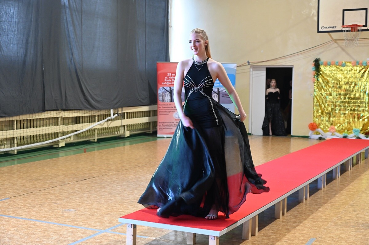 Pokaz mody w ZS nr 1 / fot. UM Ruda Śląska