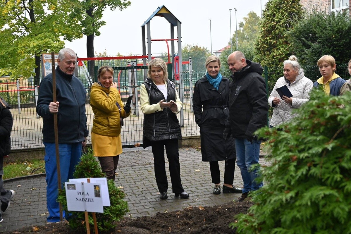 Inauguracja akcji „Pola Nadziei” w Rudzie Śląskiej. fot. UM Ruda Śląska / SP18