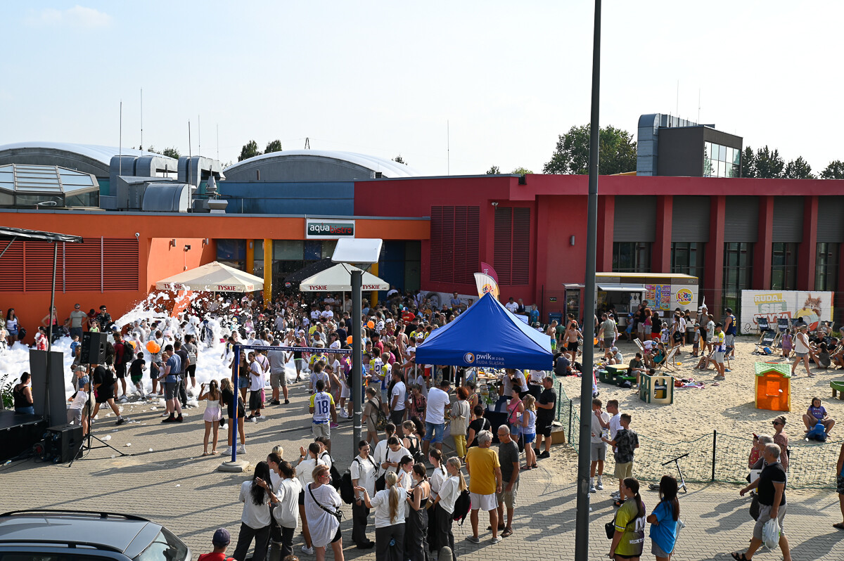 Dziś na plaży przed Aquadromem oficjalnie pożegnaliśmy lato! / fot. Magdalena Ruda