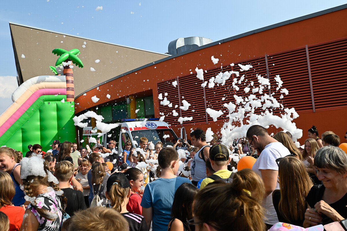 Dziś na plaży przed Aquadromem oficjalnie pożegnaliśmy lato! / fot. Magdalena Ruda