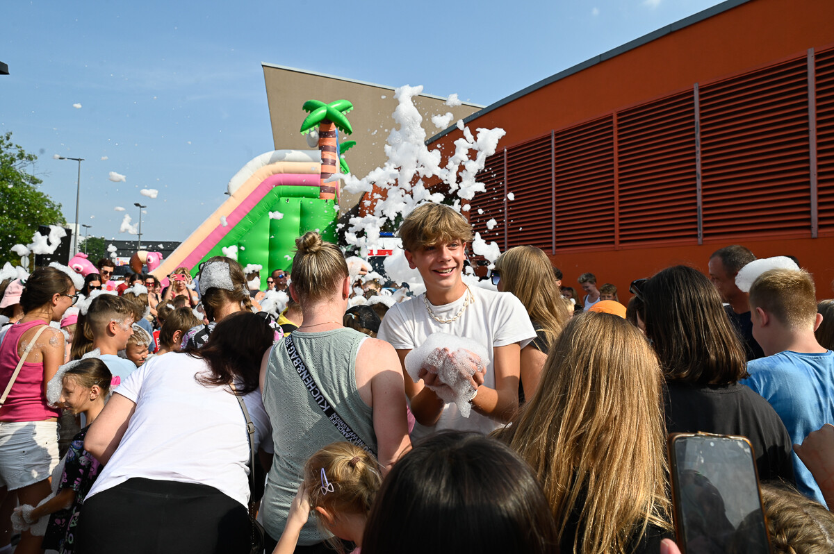 Dziś na plaży przed Aquadromem oficjalnie pożegnaliśmy lato! / fot. Magdalena Ruda