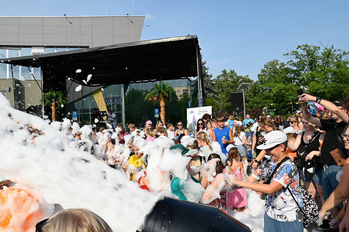 Dziś na plaży przed Aquadromem oficjalnie pożegnaliśmy lato! / fot. Magdalena Ruda