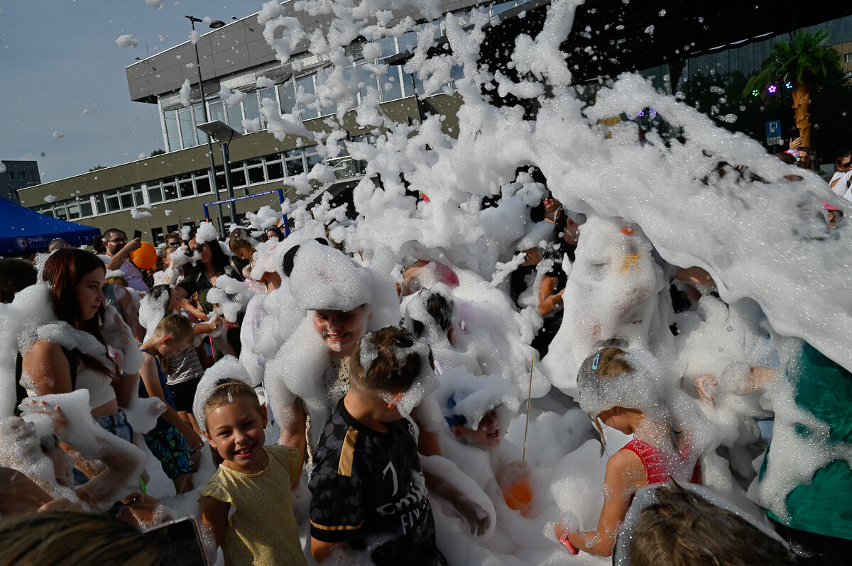 Dziś na plaży przed Aquadromem oficjalnie pożegnaliśmy lato! / fot. Magdalena Ruda