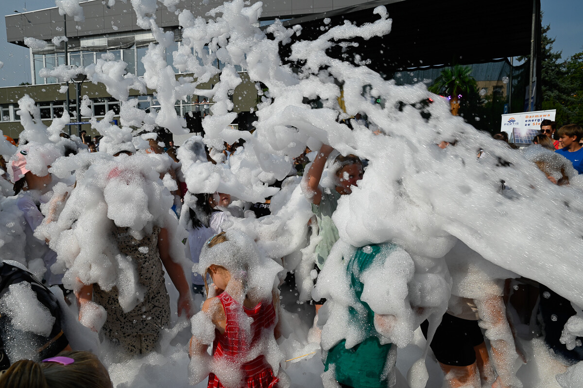 Dziś na plaży przed Aquadromem oficjalnie pożegnaliśmy lato! / fot. Magdalena Ruda