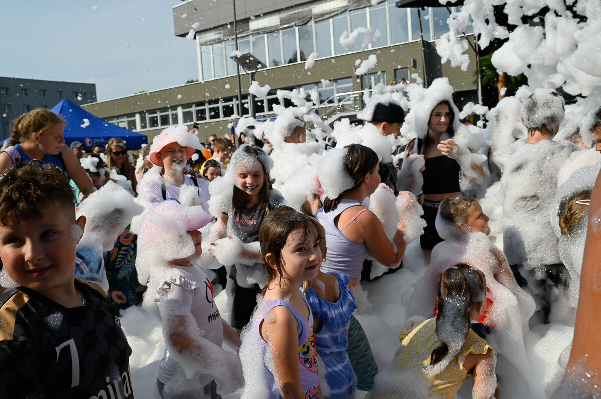 Dziś na plaży przed Aquadromem oficjalnie pożegnaliśmy lato! / fot. Magdalena Ruda