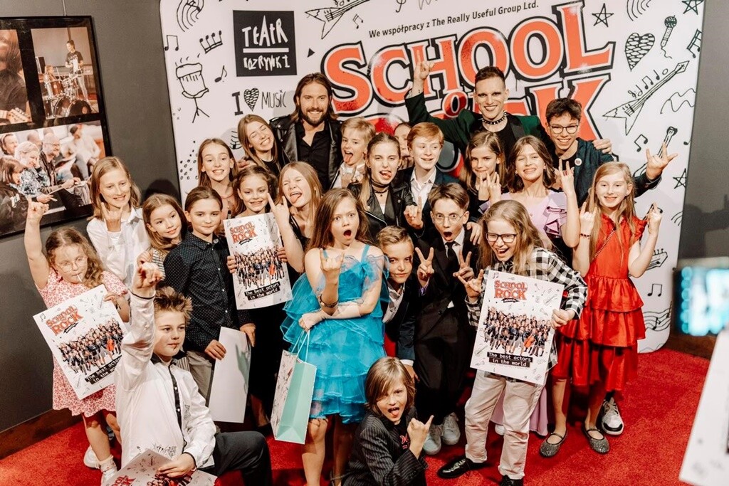 Prapremiera "School of Rock" w Teatrze Rozrywki. / fot. Artur Wacławek / Agata Długokęcka