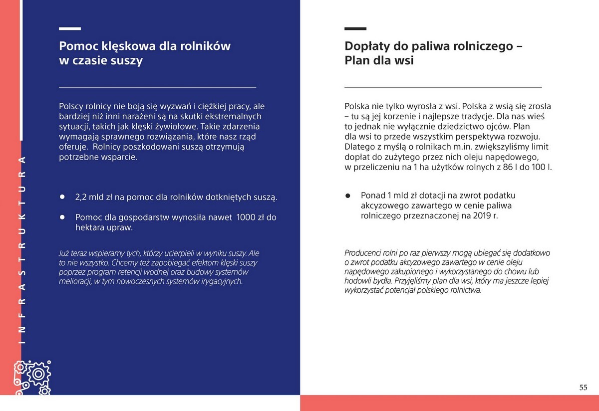Program wyborczy Prawa i Sprawiedliwości przygotowany na wybory parlamentarne 2019.