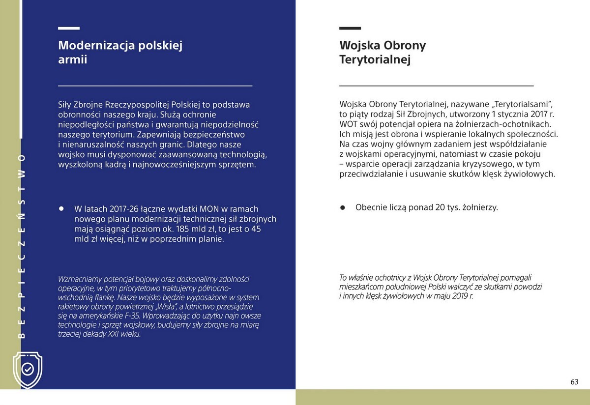 Program wyborczy Prawa i Sprawiedliwości przygotowany na wybory parlamentarne 2019.