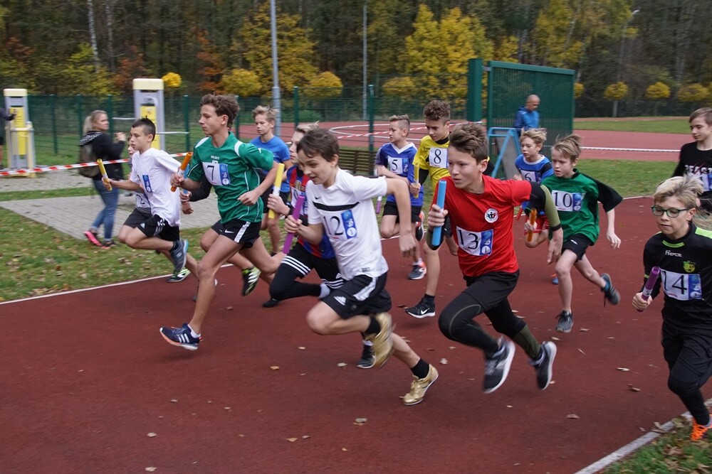 Około 600 młodych zawodników ze szkół podstawowych i ponadpodstawowych wystartowało w Finale Wojewódzkim Sztafetowych Biegów Przełajowych. Na bieżni Szkoły Podstawowej nr 15 Sportowej w Halembie nie brakowało wielu emocji.