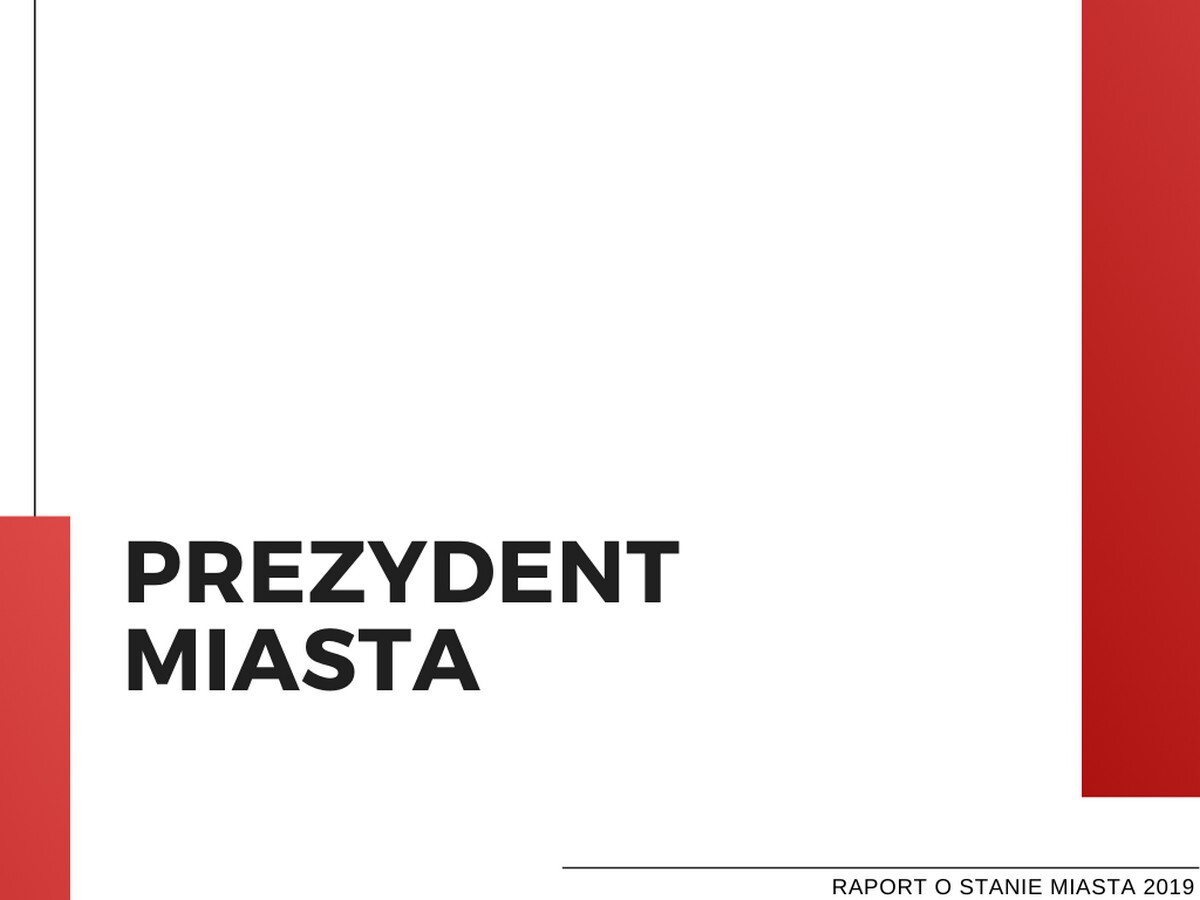 Raport o stanie miasta Ruda Śląska za rok 2019