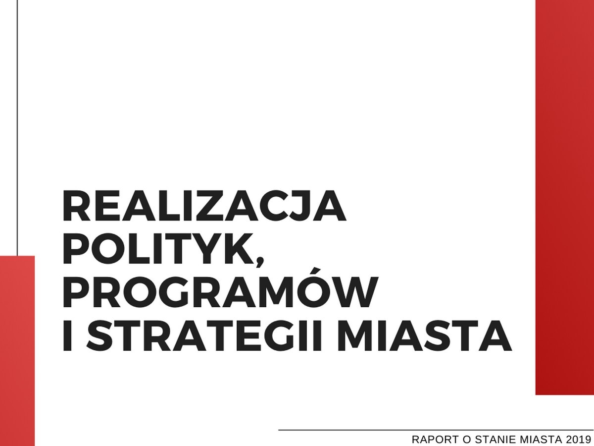 Raport o stanie miasta Ruda Śląska za rok 2019