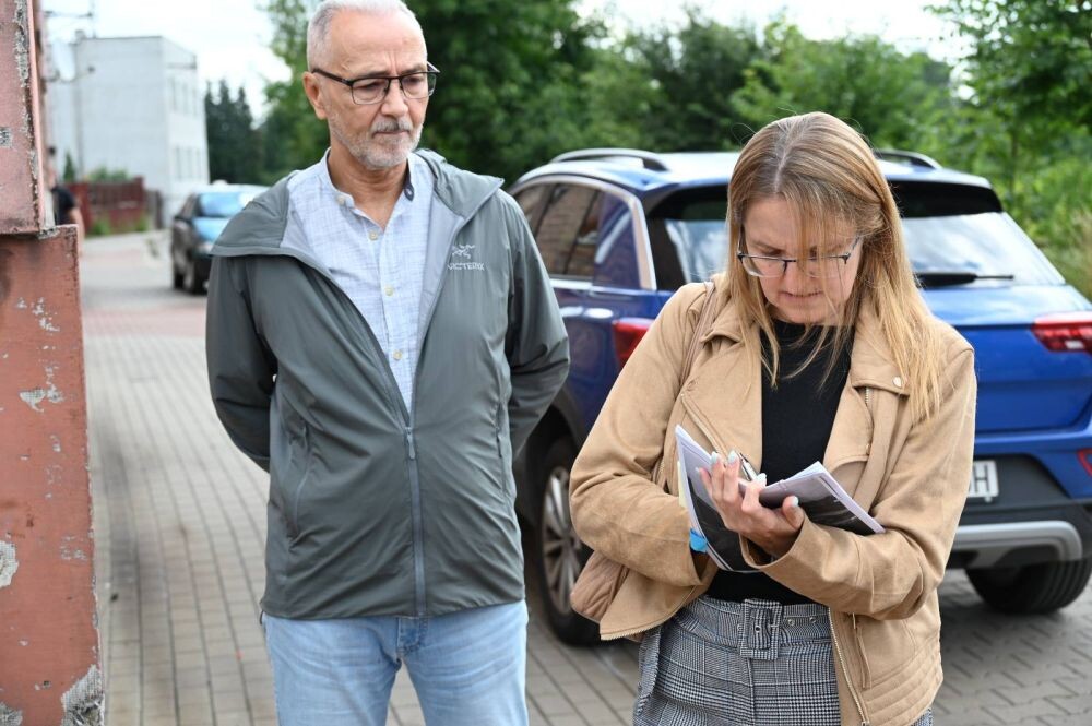 Zjazd na ulicę Cynkową zostanie naprawiony?/fot. FB Michał Pierończyk