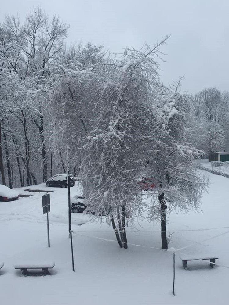 Ruda Śląska w zimowej odsłonie.