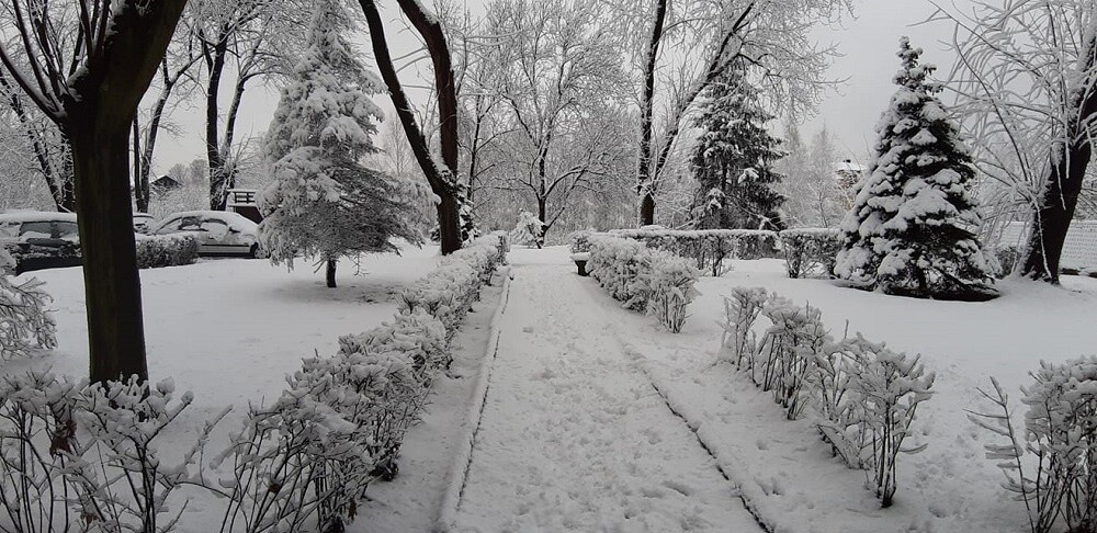 Ruda Śląska w zimowej odsłonie.