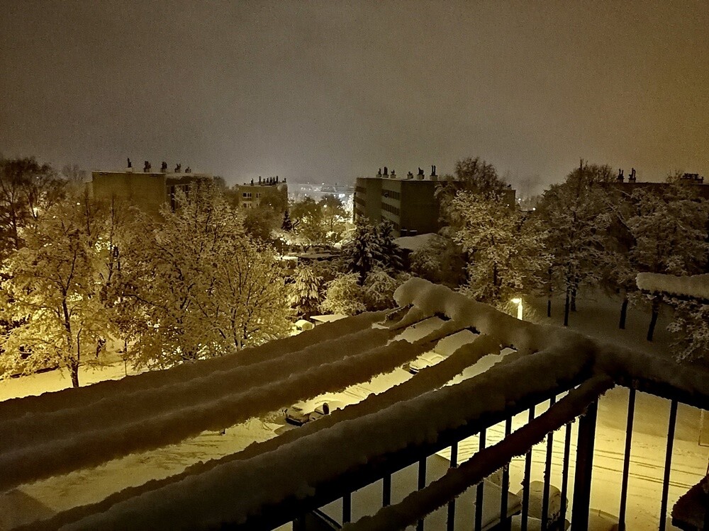 Ruda Śląska w zimowej odsłonie.
