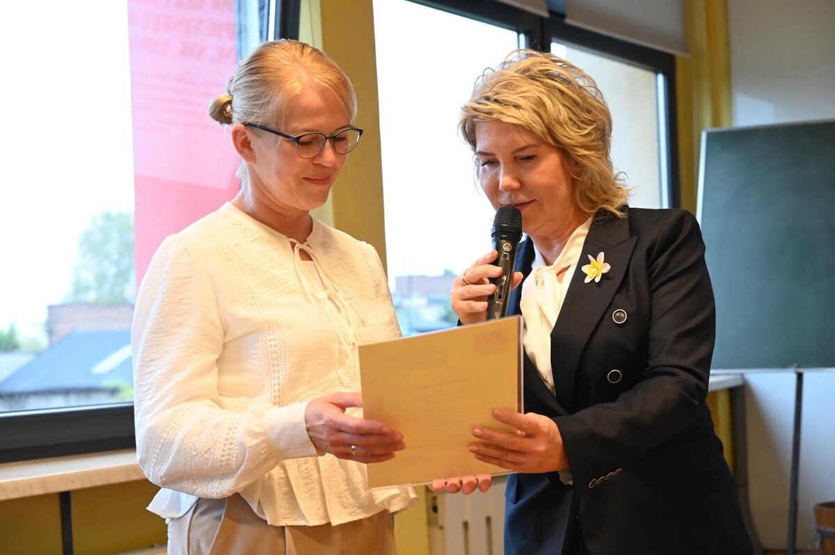 Rudzka akcja „Pola nadziei” i konferencja o godnym życiu i umieraniu. / FOT. UM Ruda Śląska / ZS nr 2