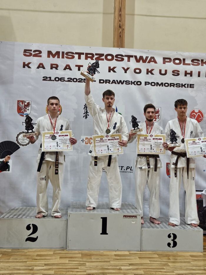 Karatecy z Rudzkiego Klubu Kyokushin Karate Mistrzami Polski!/fot. Rudzki Klub Kyokushin Karate