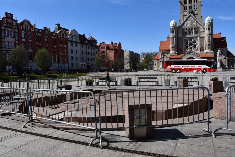 Rynek w Nowym Bytomiu.