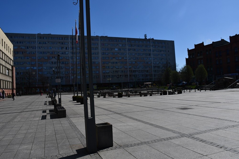 Rynek w Nowym Bytomiu.