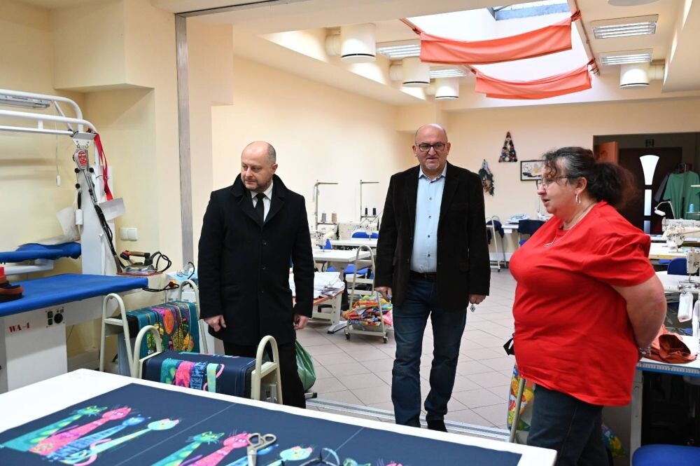 Rudzki Zakład Aktywności Zawodowej ma nowy sprzęt i wyposażenie/fot. FB Michał Pierończyk