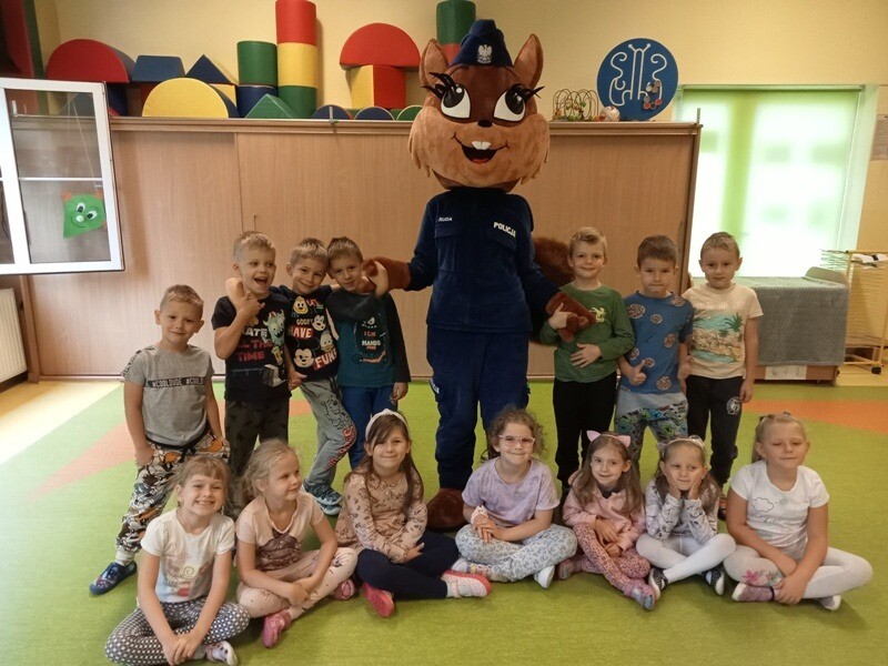 Sierżant Ruda z kolejną wizytą u przedszkolaków