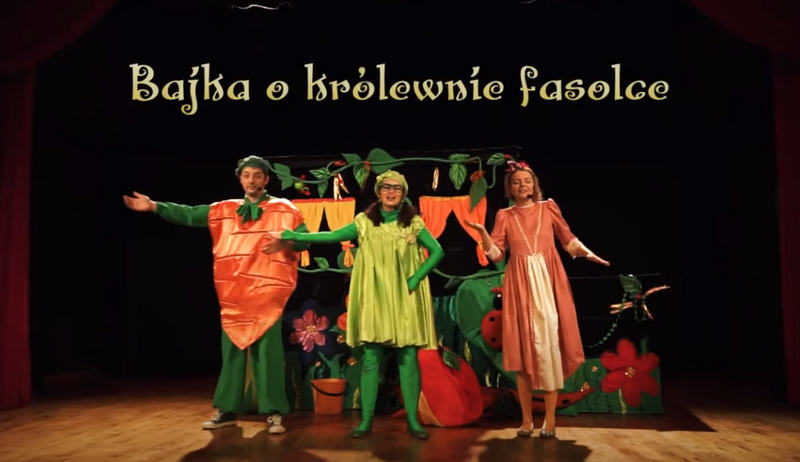 Spektakl "Królewna Fasolka" - interaktywna przygoda dla dzieci w krainie Grządkowej