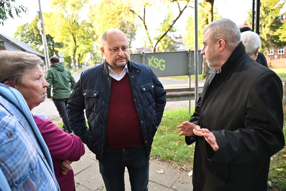 Spotkanie prezydenta z mieszkańcami Rudzkiej Kuźnicy. / fot. UM Ruda Śląska