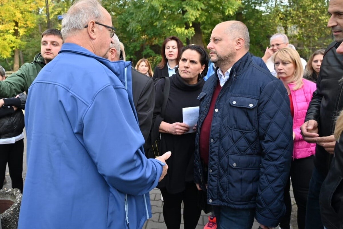 Spotkanie prezydenta z mieszkańcami Rudzkiej Kuźnicy. / fot. UM Ruda Śląska