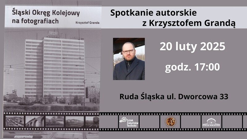 Spotkanie z Krzysztofem Grandą w Stacji Biblioteka – odkryj historię kolei