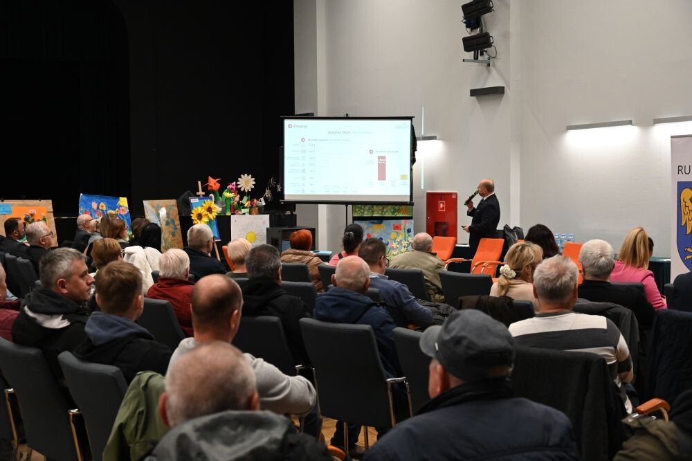 Prezydent spotkał się z mieszkańcami dzielnicy Ruda/fot. UM Ruda Śląska