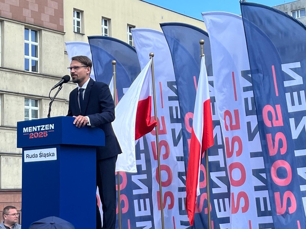 Spotkanie ze Sławomirem Mentzenem w Rudzie Śląskiej.