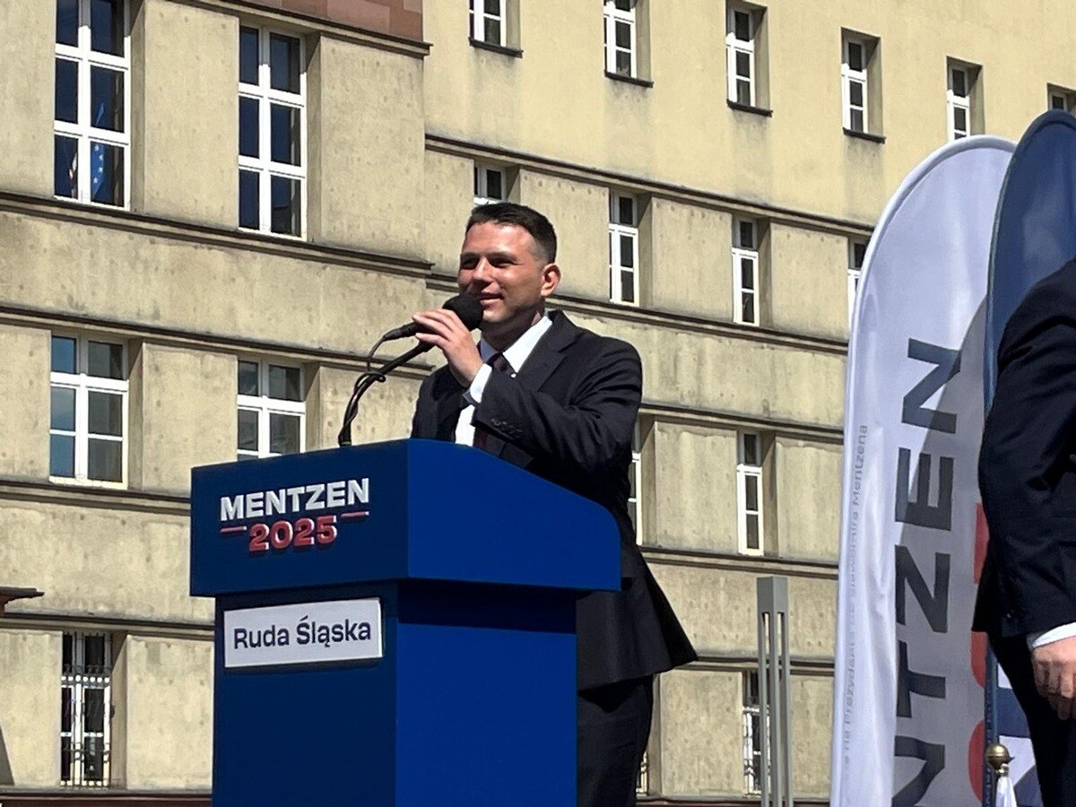 Spotkanie ze Sławomirem Mentzenem w Rudzie Śląskiej.