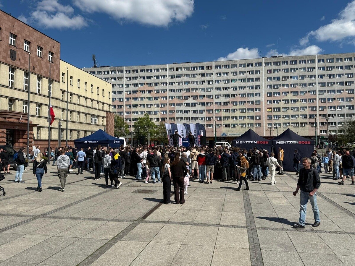 Spotkanie ze Sławomirem Mentzenem w Rudzie Śląskiej.