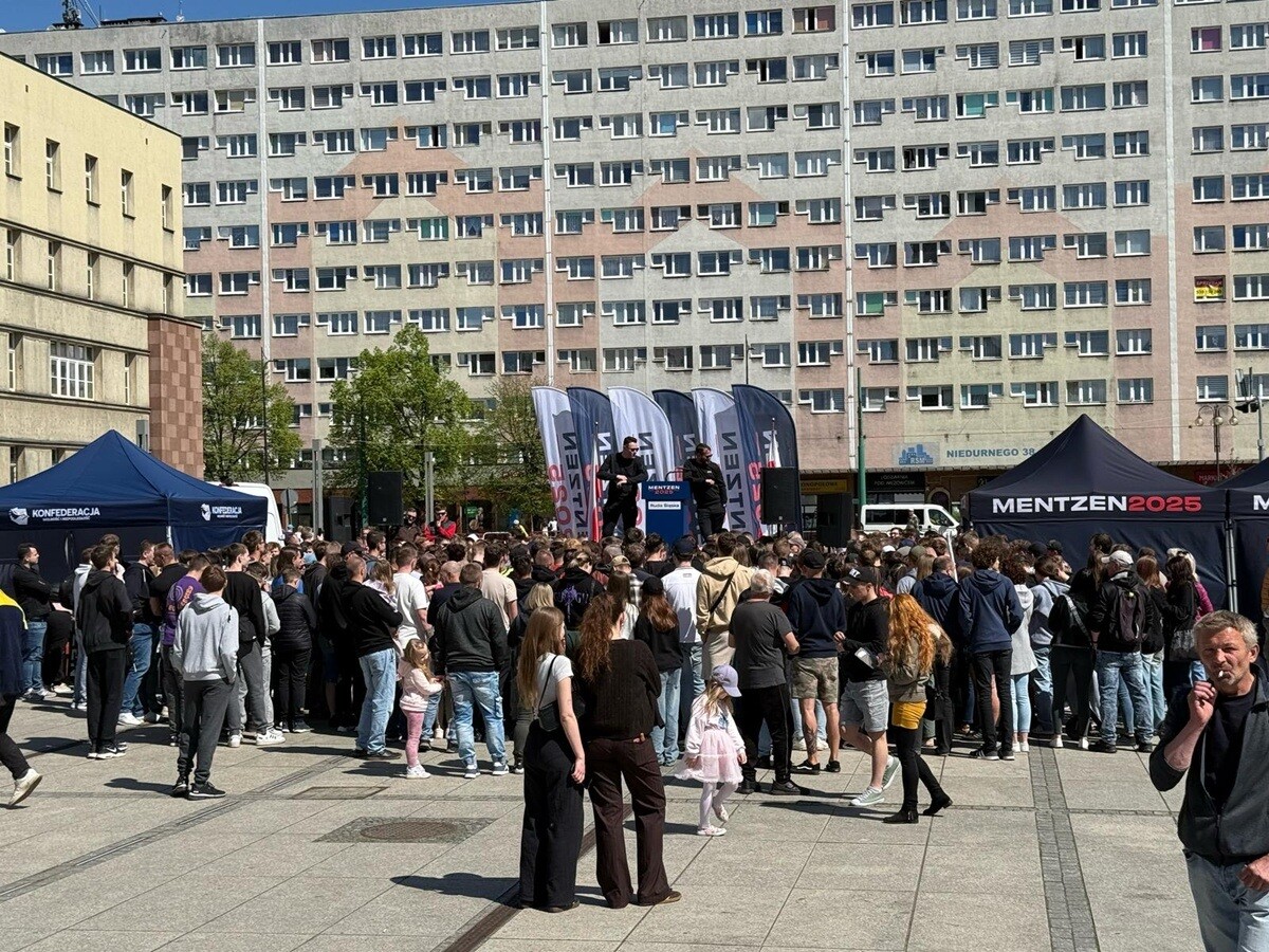 Spotkanie ze Sławomirem Mentzenem w Rudzie Śląskiej.