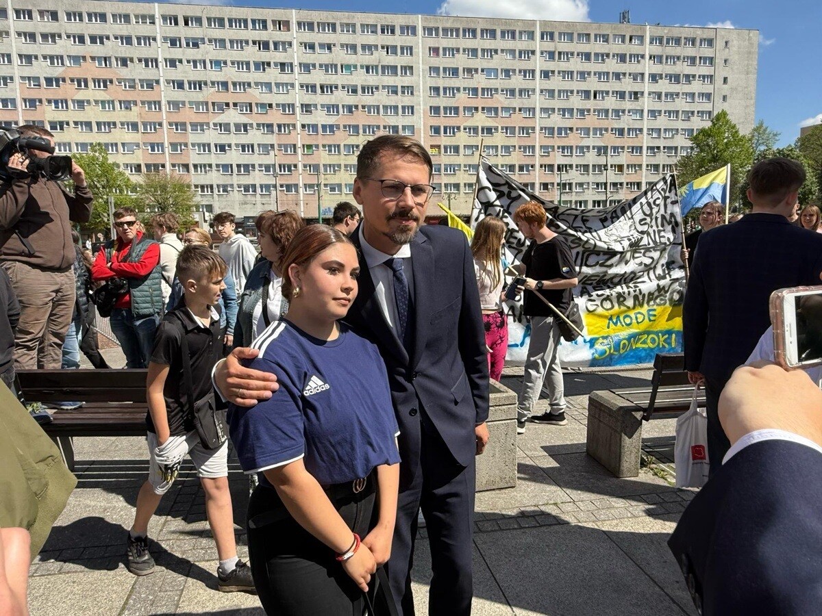 Spotkanie ze Sławomirem Mentzenem w Rudzie Śląskiej.