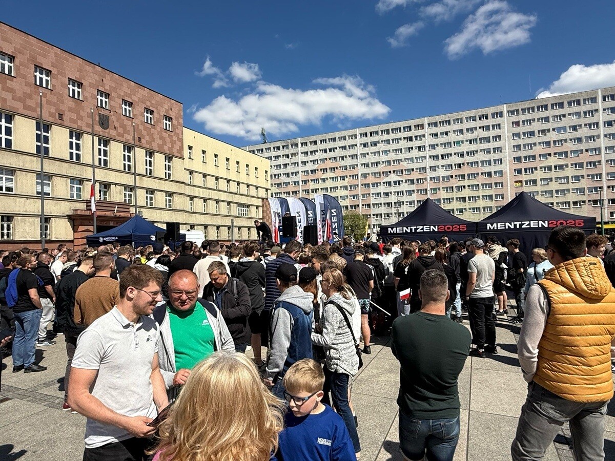 Spotkanie ze Sławomirem Mentzenem w Rudzie Śląskiej.