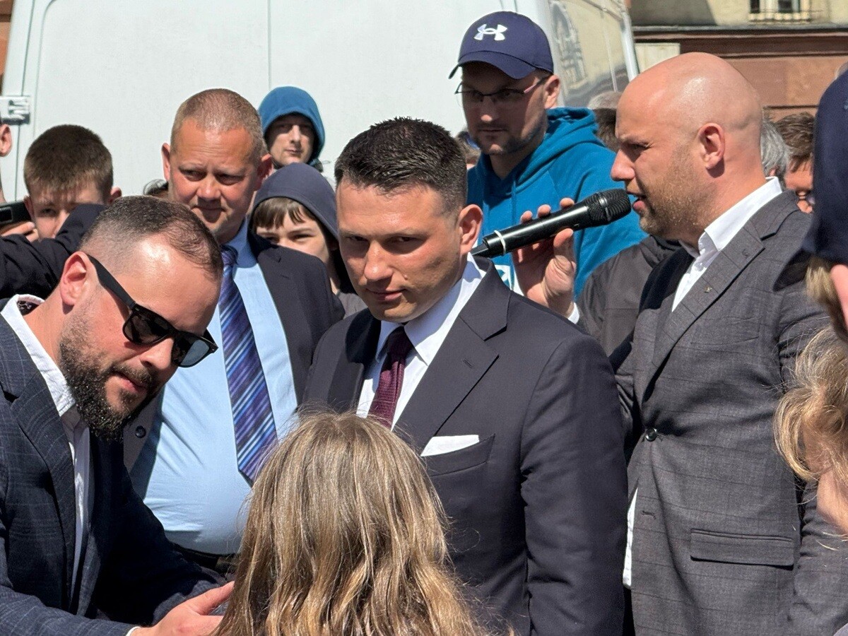 Spotkanie ze Sławomirem Mentzenem w Rudzie Śląskiej.