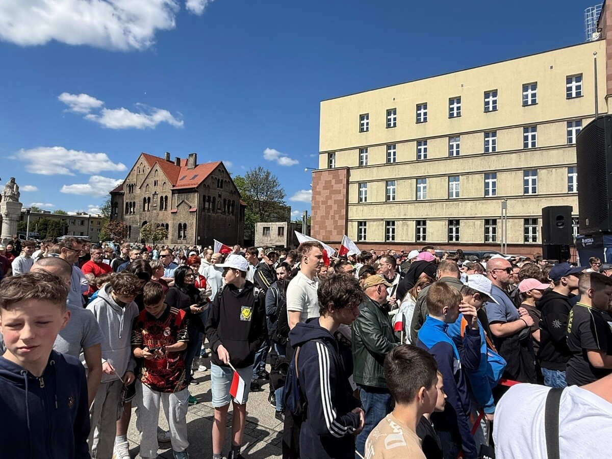 Spotkanie ze Sławomirem Mentzenem w Rudzie Śląskiej.