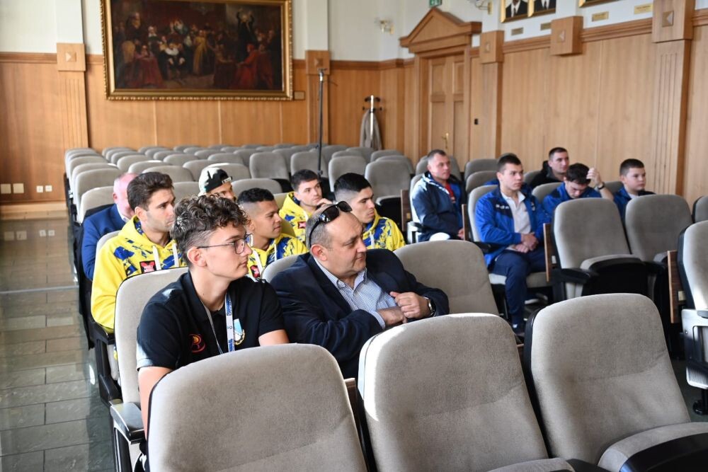 Spotkanie ze sportowcami z zagranicy/fot. FB Michał Pierończyk