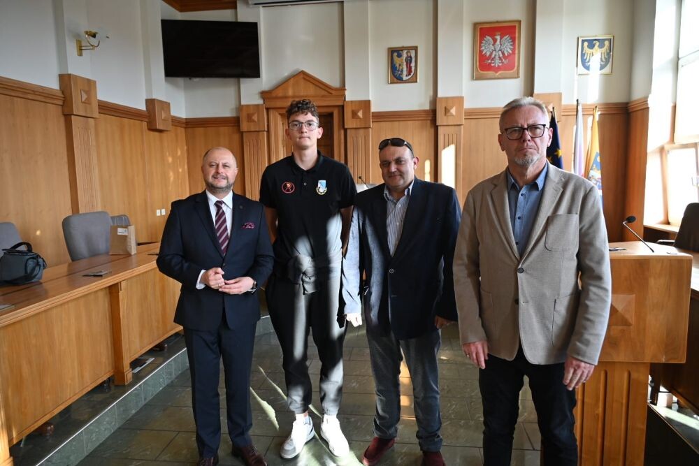 Spotkanie ze sportowcami z zagranicy/fot. FB Michał Pierończyk