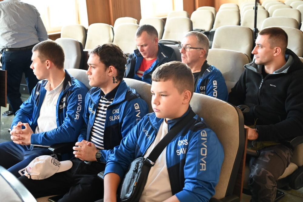 Spotkanie ze sportowcami z zagranicy/fot. FB Michał Pierończyk