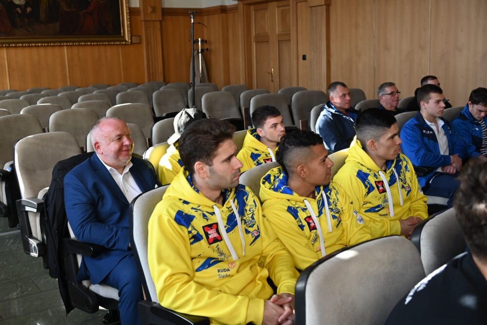 Spotkanie ze sportowcami z zagranicy/fot. FB Michał Pierończyk