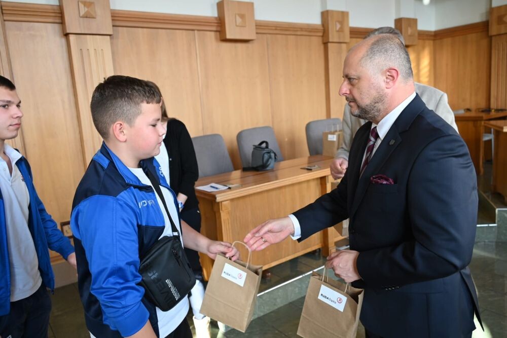 Spotkanie ze sportowcami z zagranicy/fot. FB Michał Pierończyk