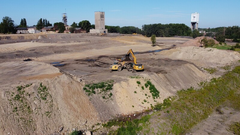 SRK zakończyła pierwszy etap gaszenia i rekultywacji zapożarowanej hałdy Pokój II